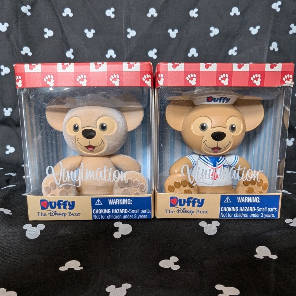 Duffy the Disney Bear Vinylmation Set Of 2
